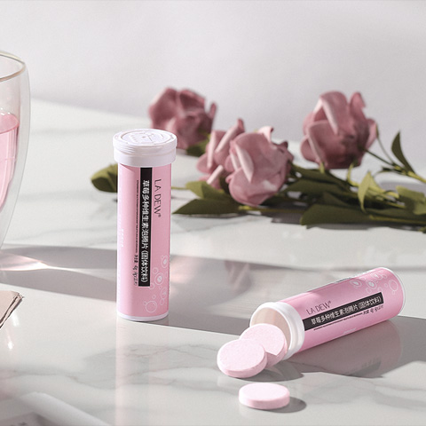 草莓多种维生素泡腾片